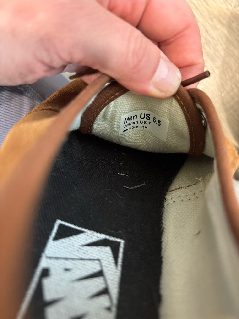 Vans Brown Suede Low-Top Lace-Up Sneakers - Picture 4 of 4
